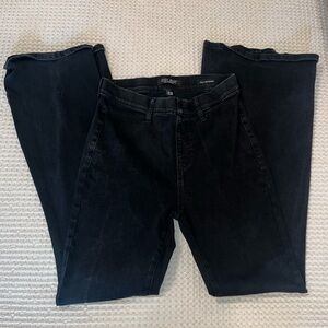 Judy Blue Black Pull On Super Wide Leg Jeans